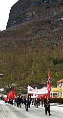 Ganske mange delte i toget